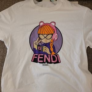 Fendi kids graphic tee